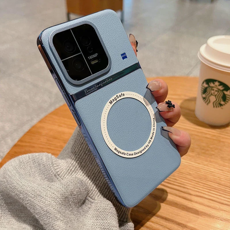 Luxury For Magsafe Wireless Charging Phone Case For xiaomi mi 13 pro mi13 Skin Feel Magnetic Shockproof Cover