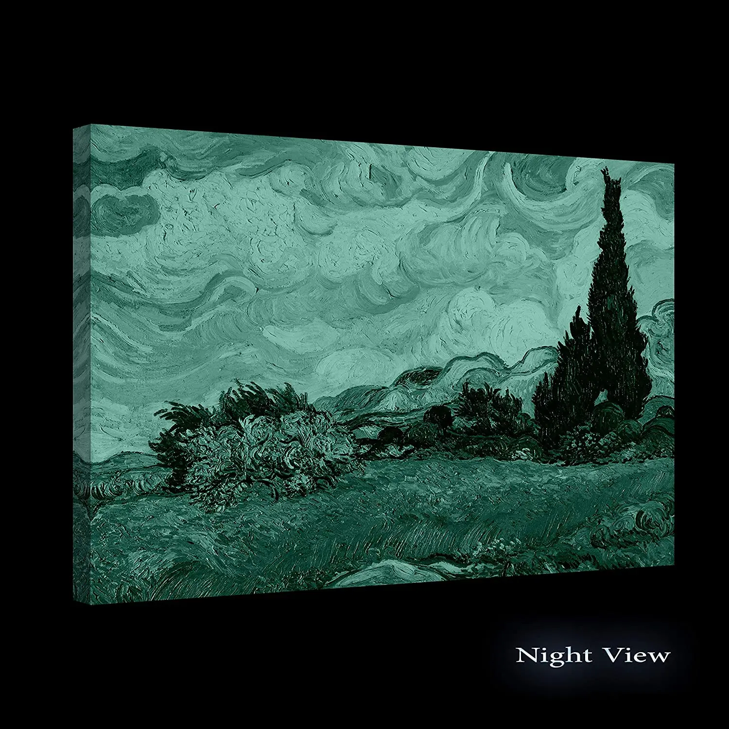 Животное холст настенное искусство абстрактное зерно поле Ван Гога репродукция