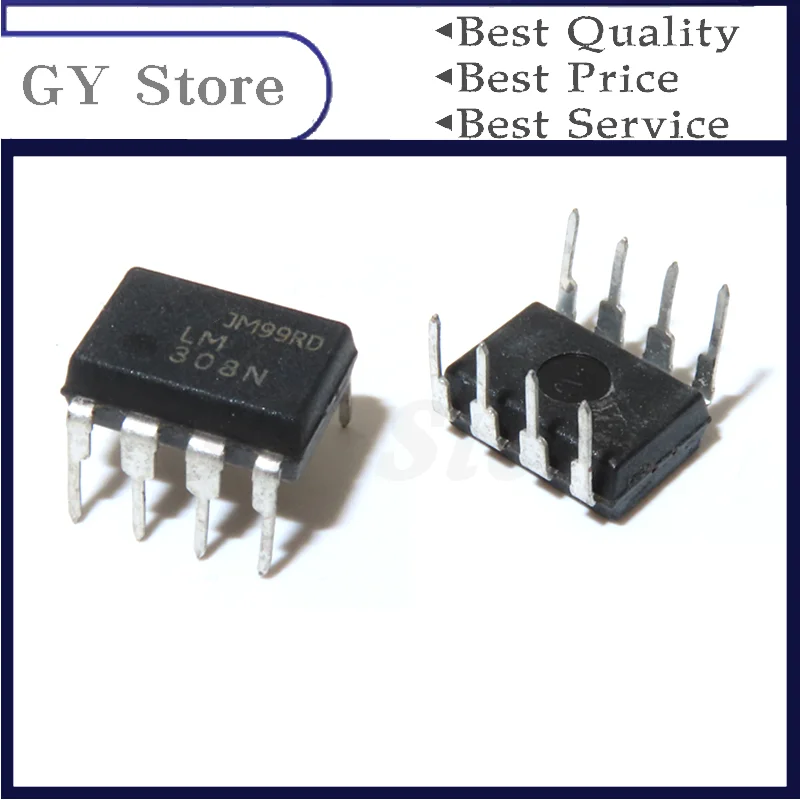 10 шт LM308N DIP8 LM308 DIP 308N DIP-8 |