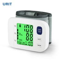 urit automatic digital wrist blood pressure monitor sphygmomanometer tonometer tensiometer heart rate pulse meter bp monitor