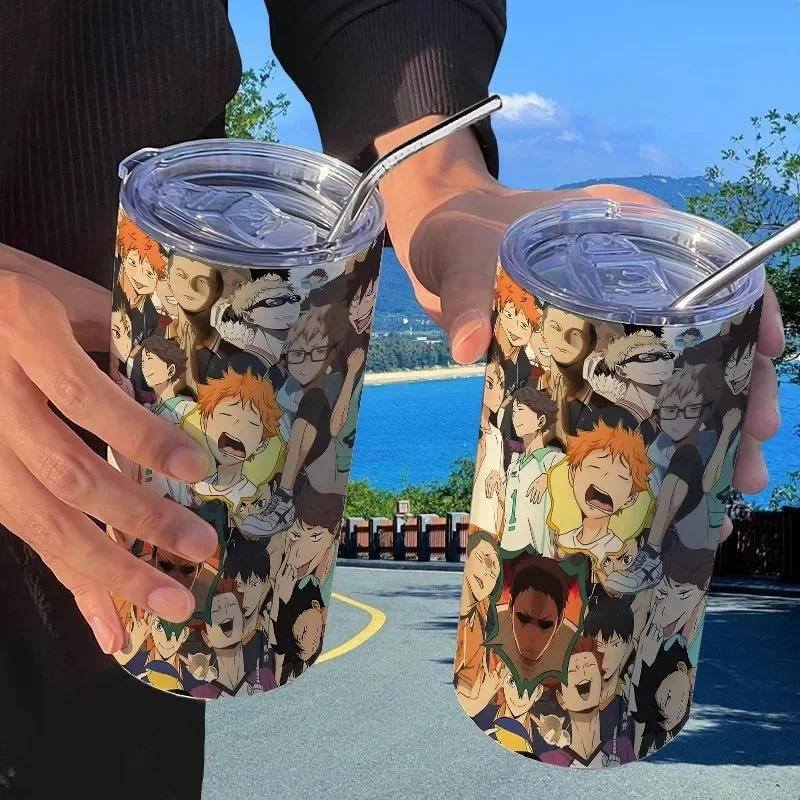 Аниме Haikyuu! Shoyo Hinata Tobio Kageyama Cosplay чашка для воды термос ambito подарок