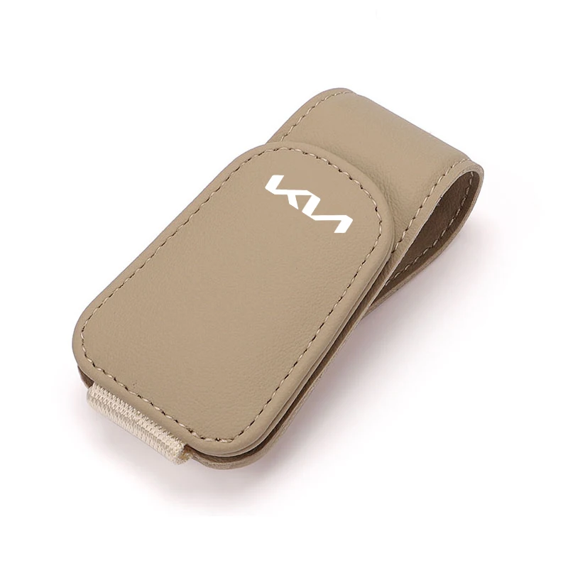 

Автомобильный кожаный зажим для очков, солнцезащитный козырек, коробка для карт для Kia Sportage Ceed Picanto Rio ProCeed Forte K7 K5 K8 K3 K9 Morning