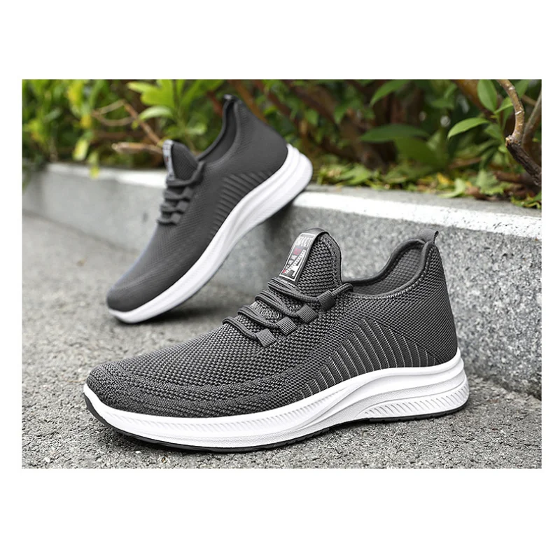 

Men Sneakers Fashion Summer Breathable Platform Shoes Men Light Lace Up Running Shoe Comfortable Casual Shoes احذية رياضة رجالي