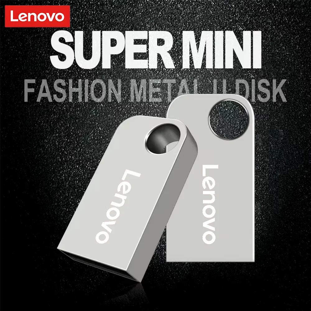 Lenovo 2TB USB Fast 3.0 Pen Drive Flash Drives Mini Pendrive 1TB 512GB Cle Memory Stick U Disk For TV PC Computer Laptop