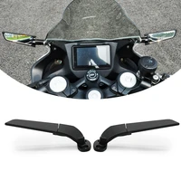 motorcycle modified rearview mirrors accessories wind wing adjustable rotating cnc aluminum mirror for ducati bmw kawasaki honda