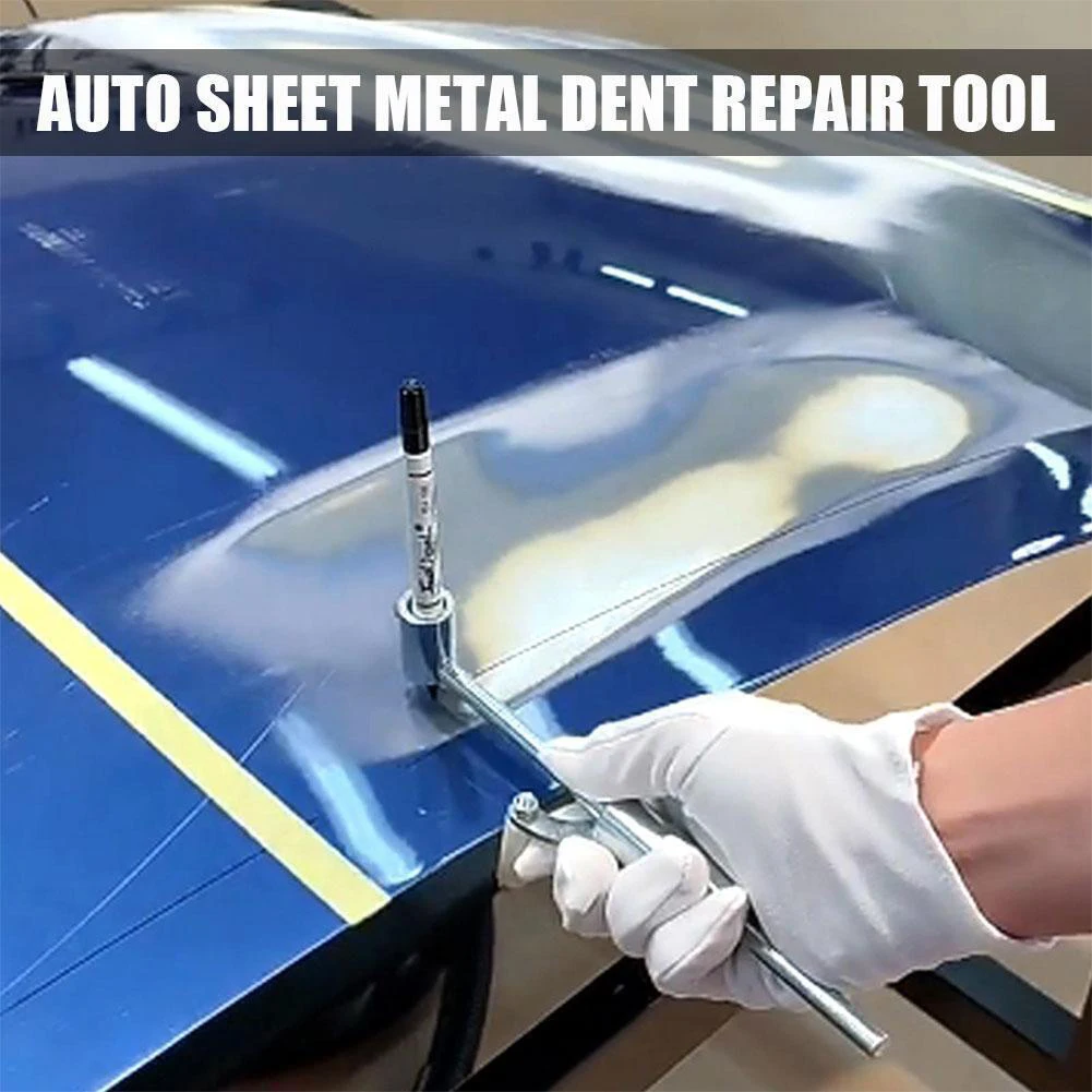 

Line Car Sheet Metal Dent Repair Tool Branched Line Pen Mark Scraper 0-20CM Automotive Sheet Metal Metal Silver 0-20CM