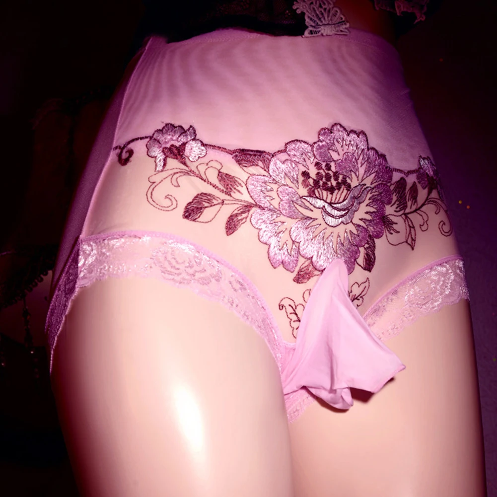 Трусы мужские кружевные с мешочком пикантное нижнее белье трусы-футляр рукавом JJ