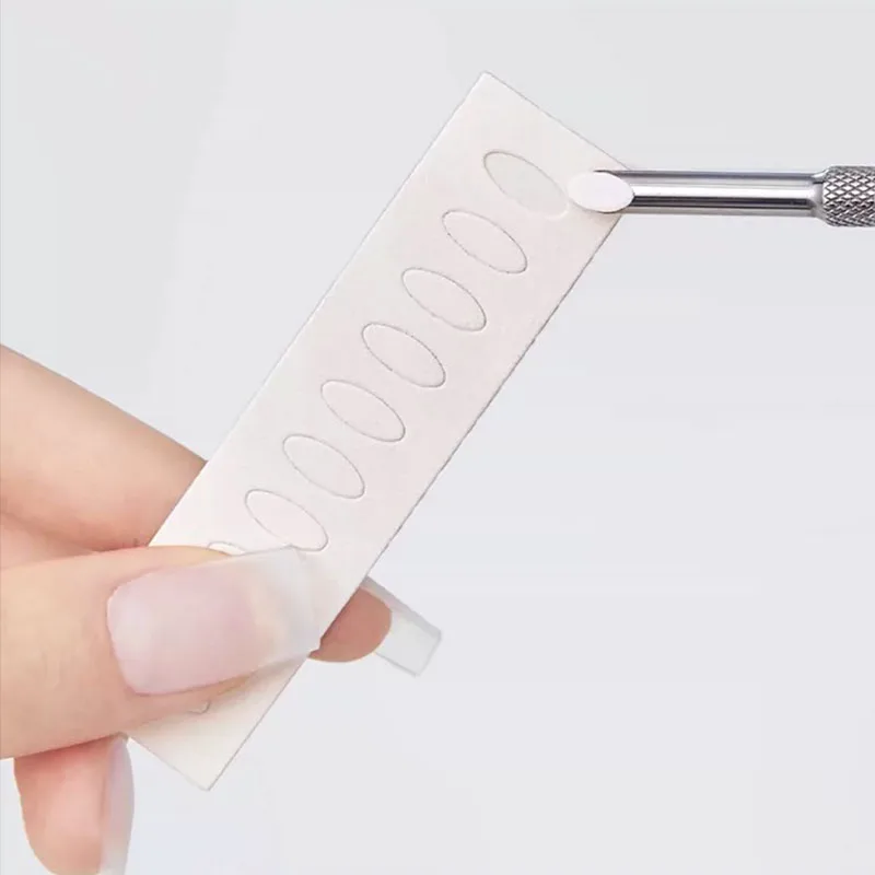 Мини-пилка для ногтей с клейкой одноразовой 180 # шлифовальная таблетка