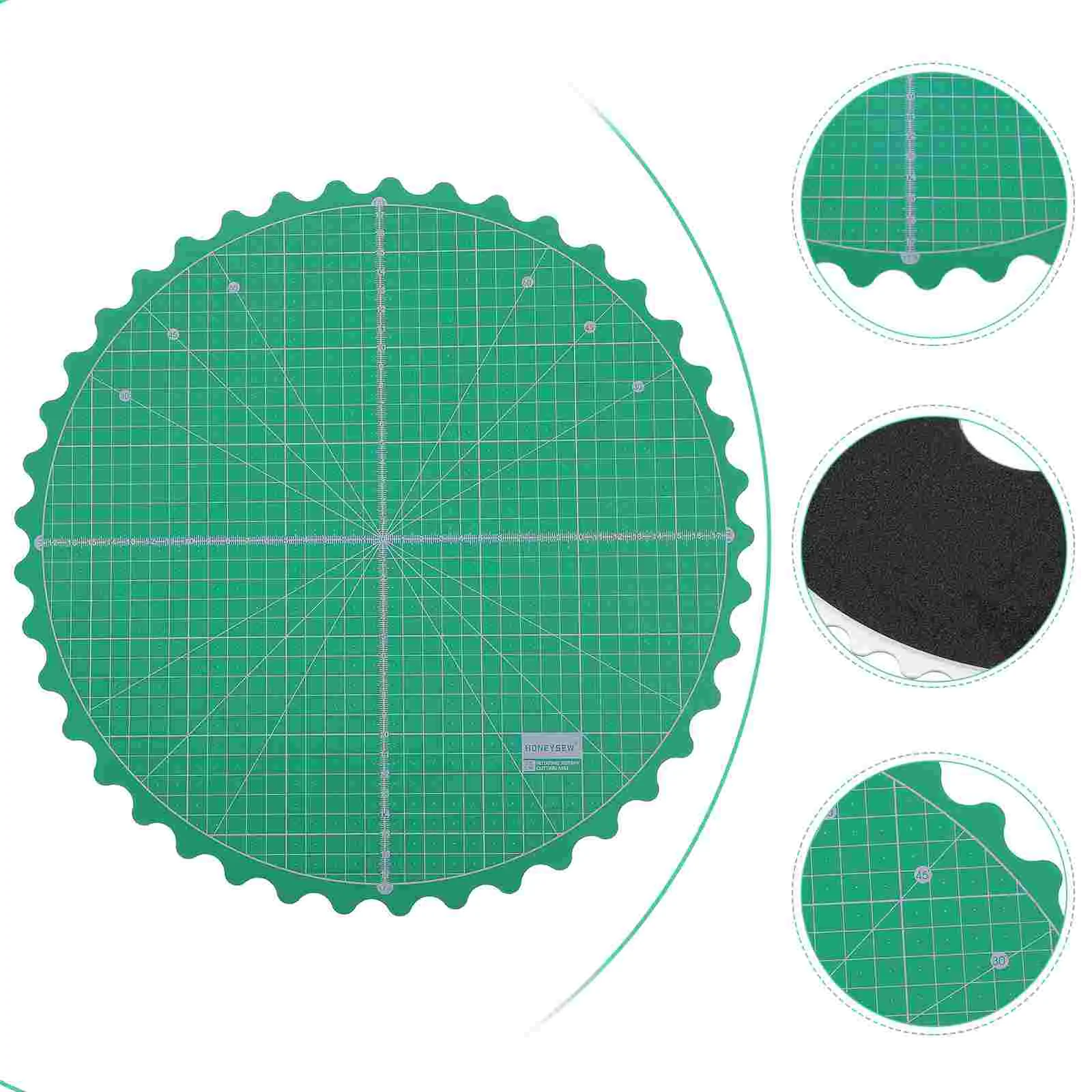 

Cutting Mat Projects Rotary Self-Healing Pvc Cutters Turntable Rotating Tool Fabric Protection Board