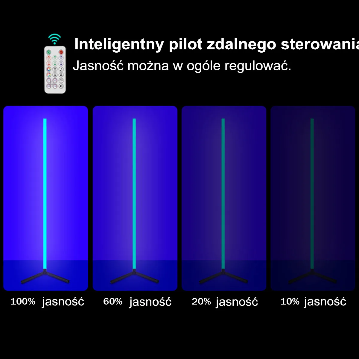 RGB светодиодный ная Напольная Лампа комнатное украшение дома Современная