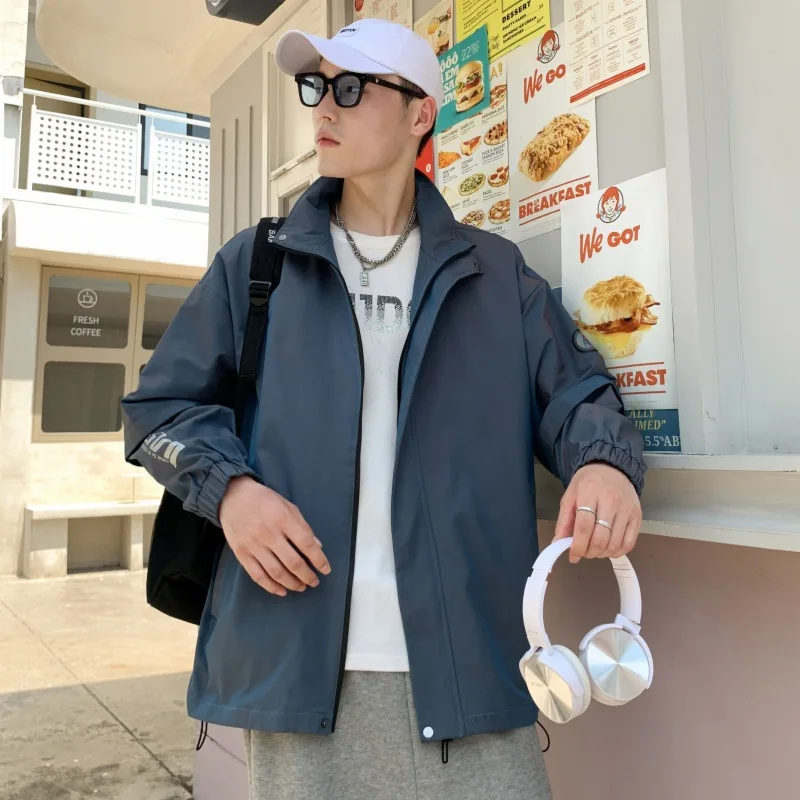 

Valerio color changing jacket 2022 spring and autumn casual loose jacket fashion brand versatile fashion windproof jacket men
