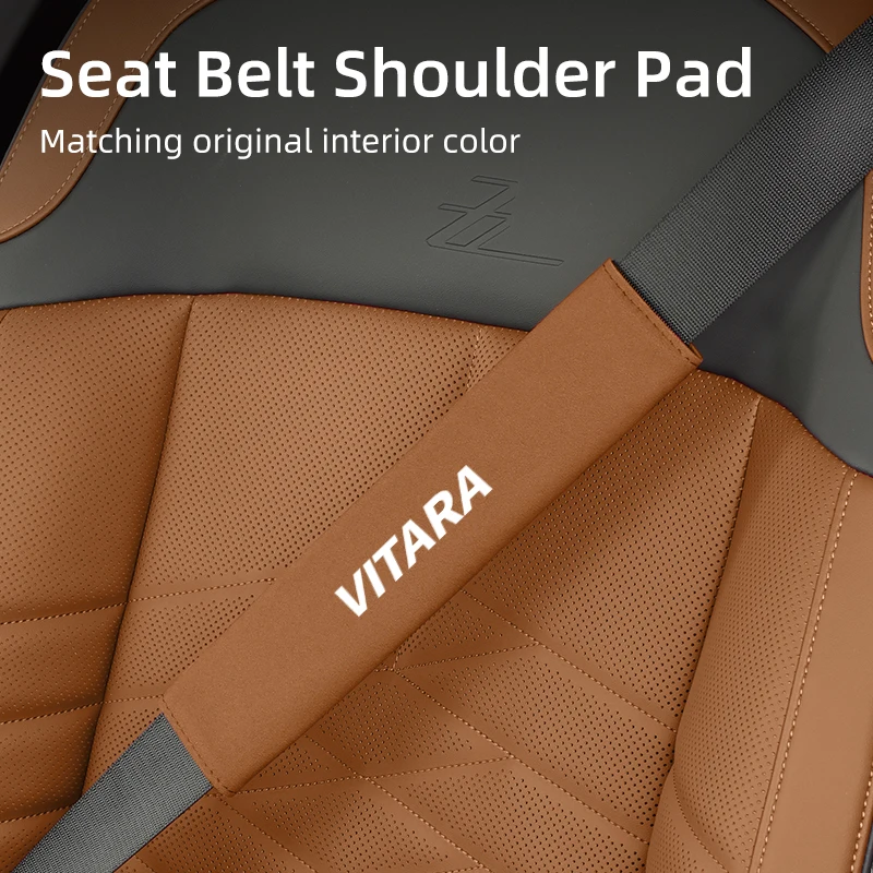 2 шт. накладки на ремень безопасности для Suzuki Jimny Vitara Swift Grand Ignis DZire Alto Baleno