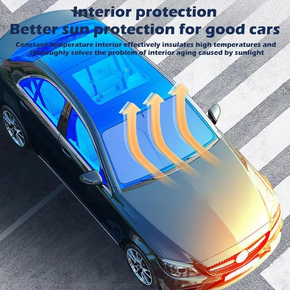 

NEW Car Curtains For Summer UV Refletive Car Windshield Sun Shade Cover Front Window Sun Visor Protection Foldable J6F2