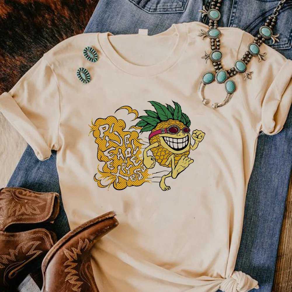 

Pineapple tshirt women harajuku summer Y2K t-shirts girl funny anime clothes