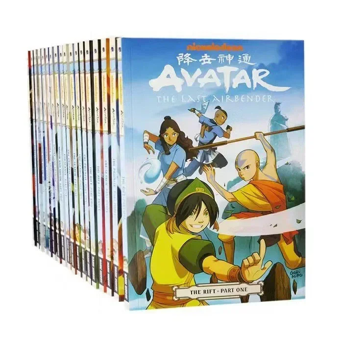 

Аватар: Последний маг воздуха, сезоны 1+2, английские комиксы, 18 книг