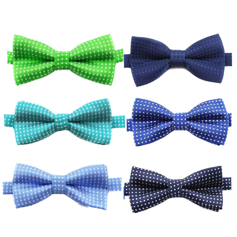 

Blue Child Bow Tie Super Soft Classic Shirts Bowtie Bowknot Baby Child Butterfly Cravats For Wedding