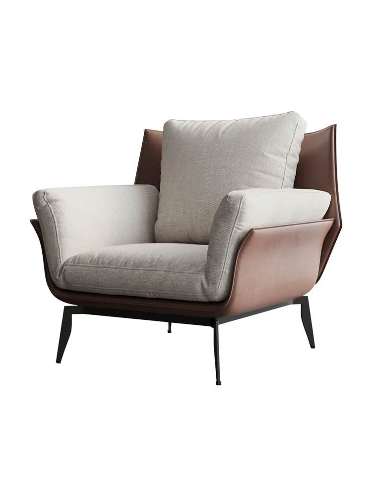 

YY Balcony Fabric Sofa Modern Light Luxury Living Room Leisure Chair Chair