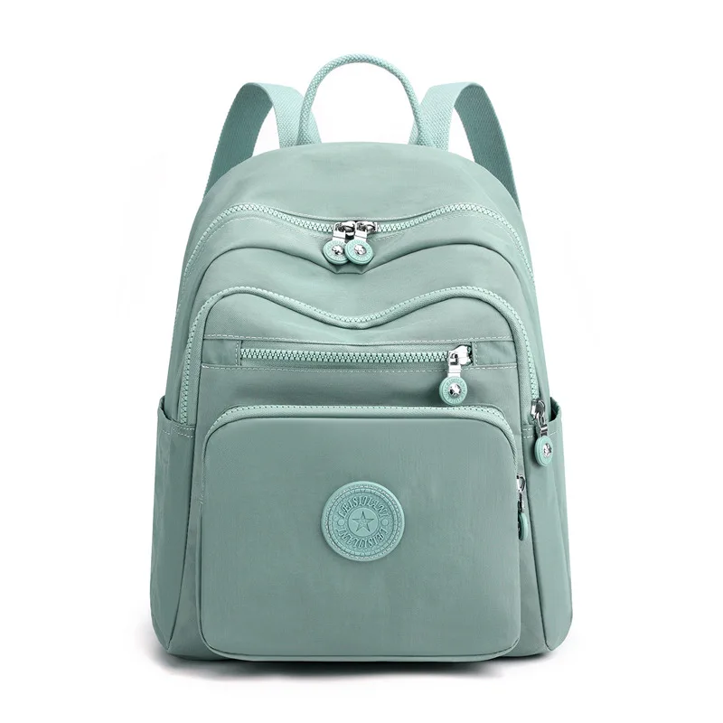 

New Women's Leisure Backpack with Water Splashing Prevention Solid Large Capacity Travel Handbag Outgoing Crossbody Single Bag