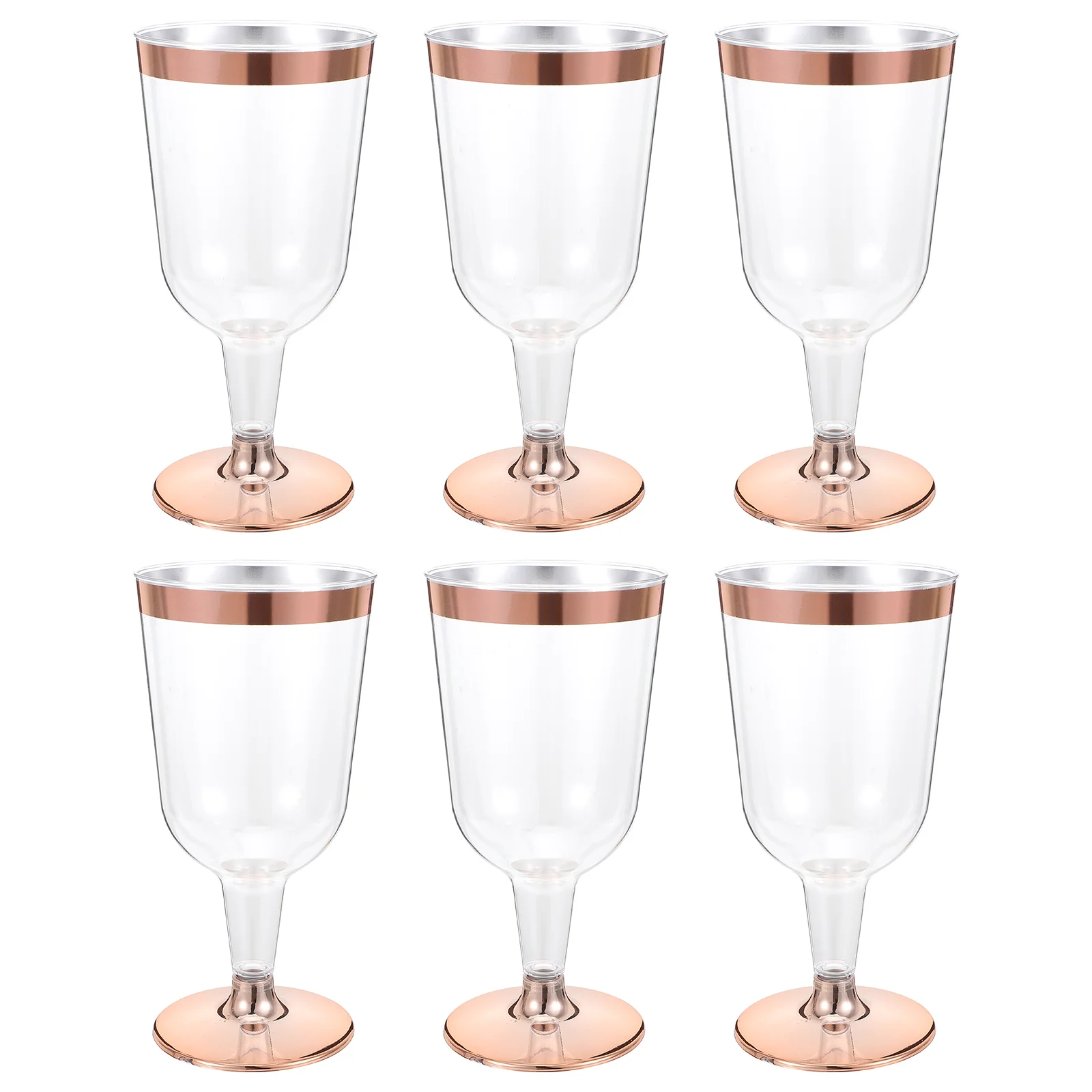 

6 шт., одноразовые чашки для шампанского, 180 мл