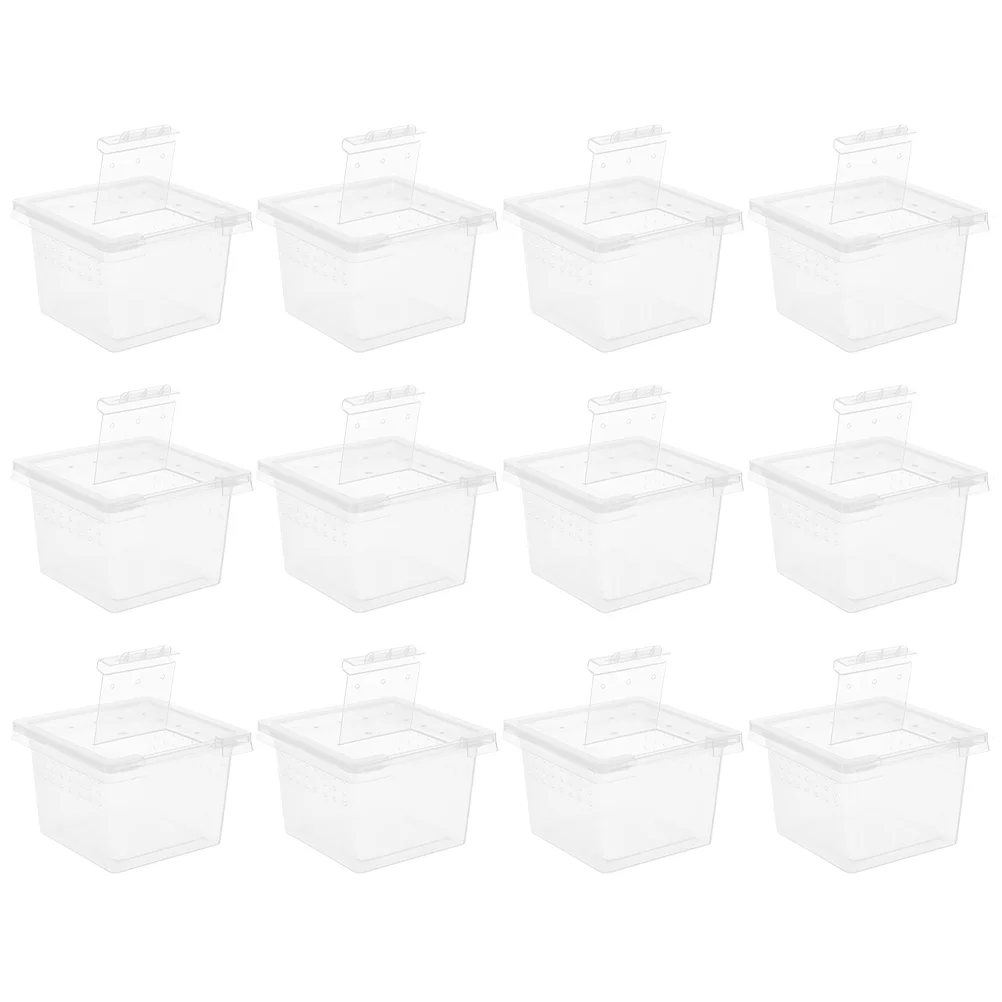 12 шт. чехол для кормления домашних животных контейнер восхождения рептилий