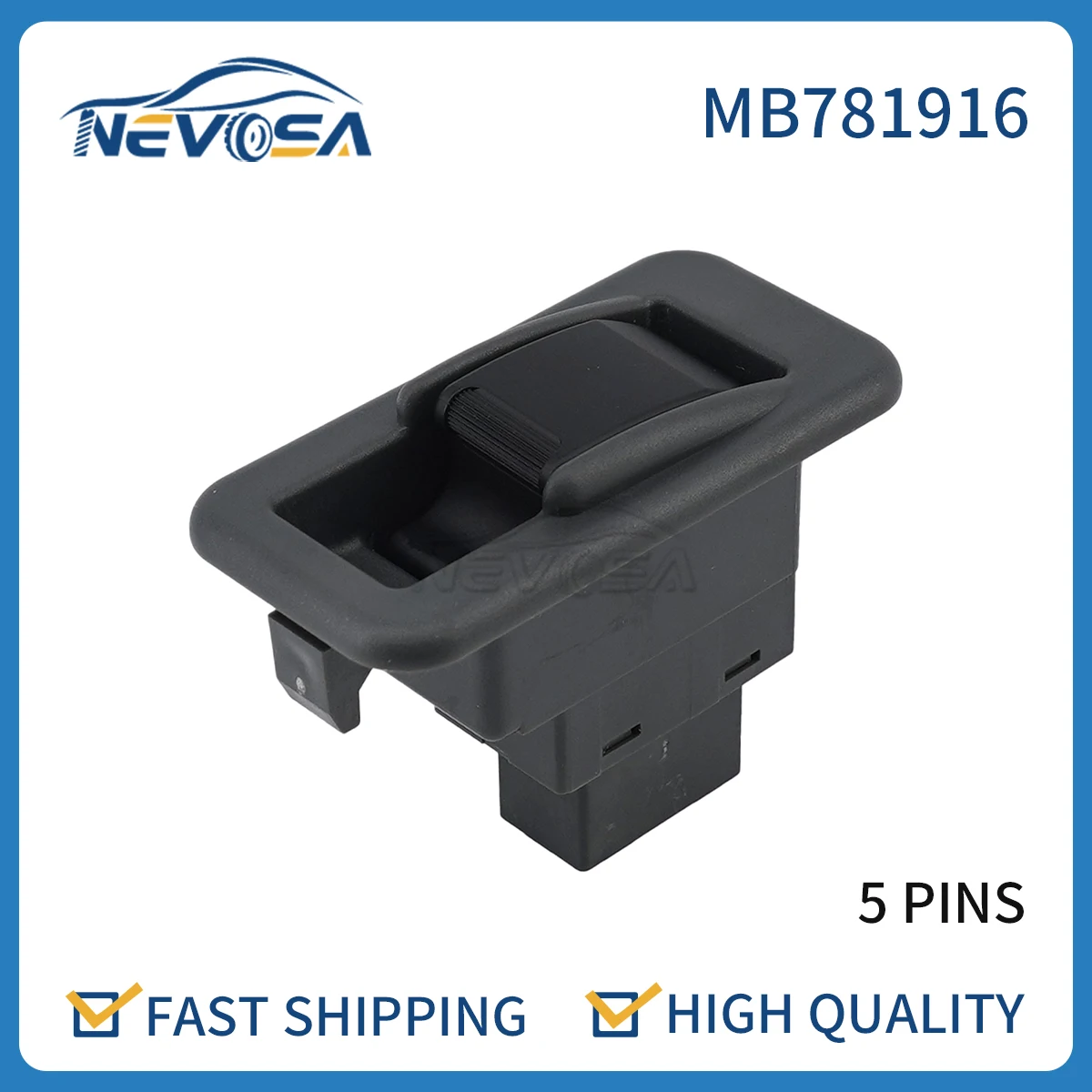 

Nevosa MB781916 Master Power Car Window Switch Single Button For Mitsubishi Pajero Shogun MK2 1990 1991 1992 1993-1997 MR781916