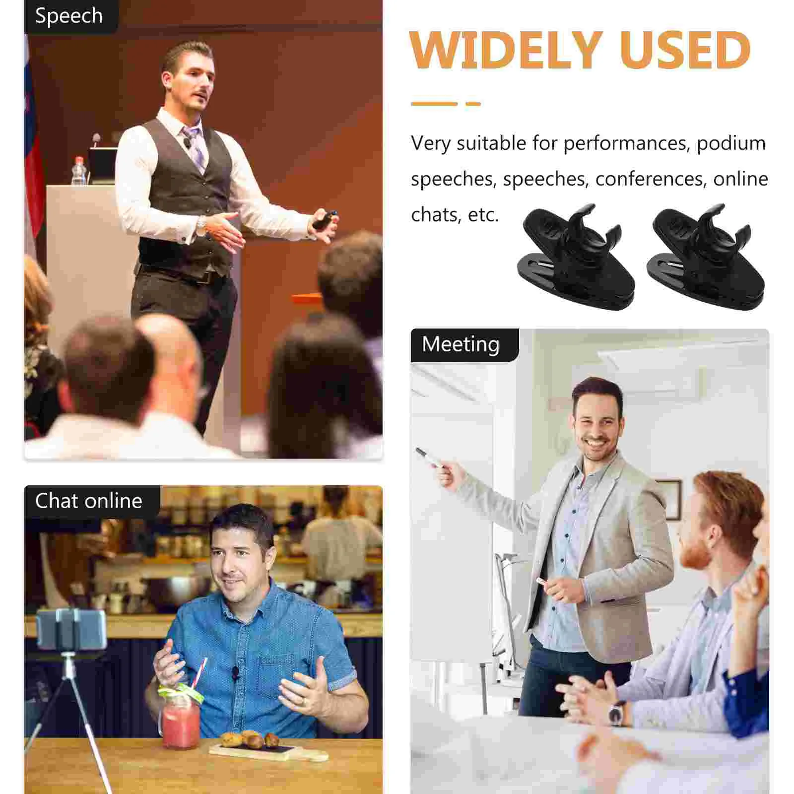 Зажим для микрофона на лацкане