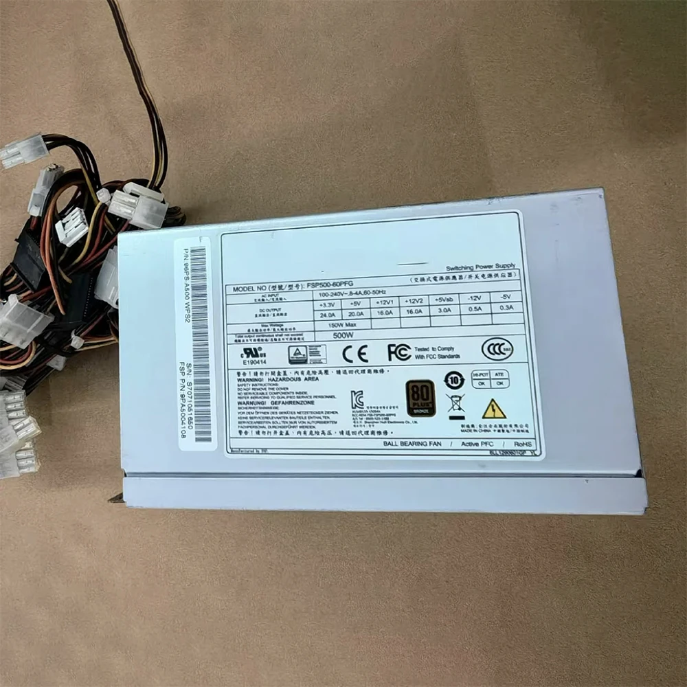 Промышленный источник питания мощностью 500 Вт FSP500-60PFG для Advantech