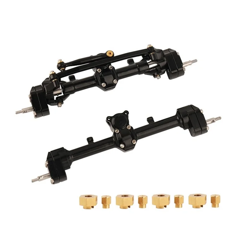 

Metal Front and Rear Portal Axle Set for Axial SCX24 Gladiator JLU Bronco C10 Deadbolt 1/24 RC Crawler Upgrades Parts,2