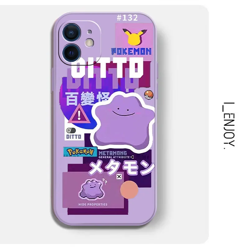 pokemon pikachu phone case for iphone 13 12 pro max 8 plus xs xr xs max 13 pro 7 8 6s hot cute cartoon color silicone case gift free global shipping