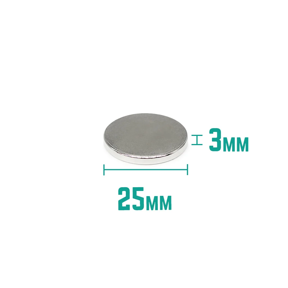 

2/5/10/20/30PCS 25x3 mm Round Rare Earth Neodymium Magnet 25mm*3mm Search Magnet Strong 25x3mm Disc Permanent Magnet 25*3 mm