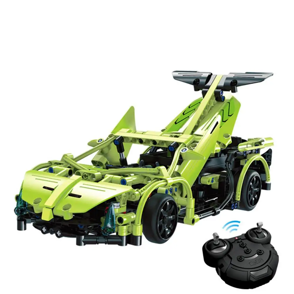 

Assembly Building Blocks Remote Control Car Toys 2.4G Automatic Frequency Pairing Electric Racing Machinery Model For Children