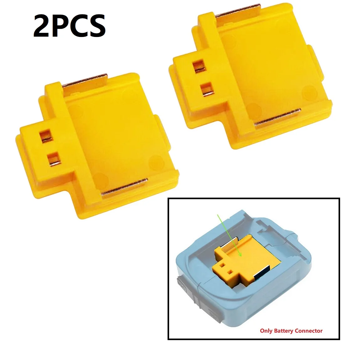 2PCS Connector Terminal Block Replace Battery Connector For Makita Lithium Battery Charger Adapter Converter Electric Power Tool