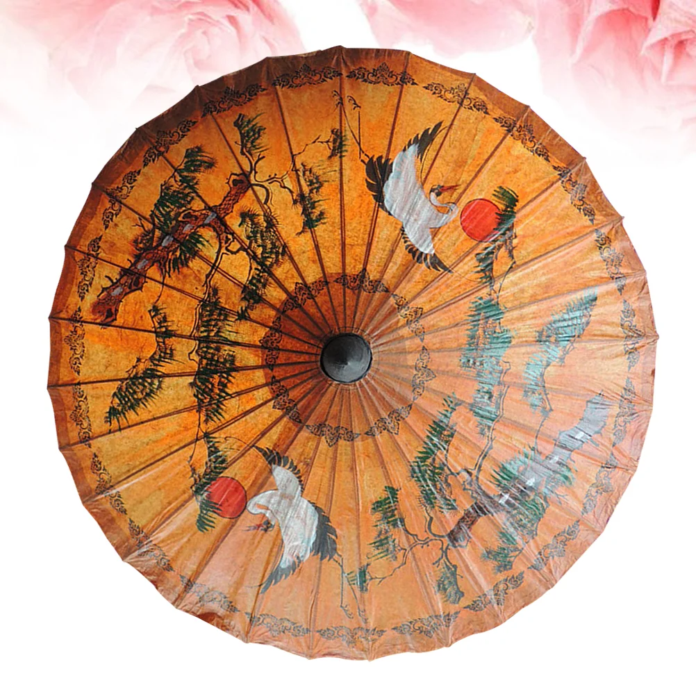 

Umbrella Paper Parasol Chinese Oiled Props Dancing Performance Umbrellas Oil Oilpaper Asian Japanese Wedding Sketching Freehand