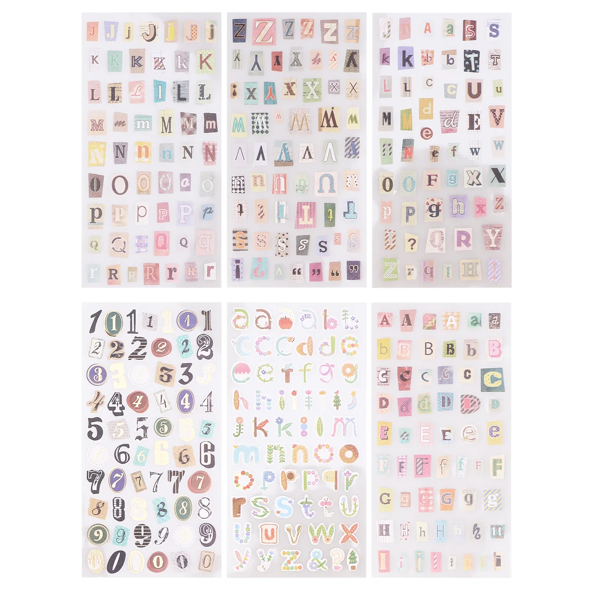 

Stickers Alphabet Scrapbook Decorative Sticker Number Scrapbooking Kids Craftcolorful Symbol Gemstone Letter Sticky Border