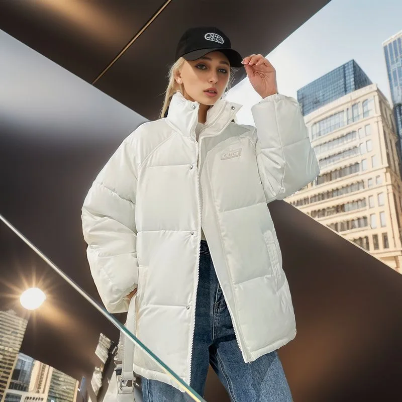 

Женское короткое Свободное пальто, утепленное хлопковое пальто большого размера, новинка зимы 2023