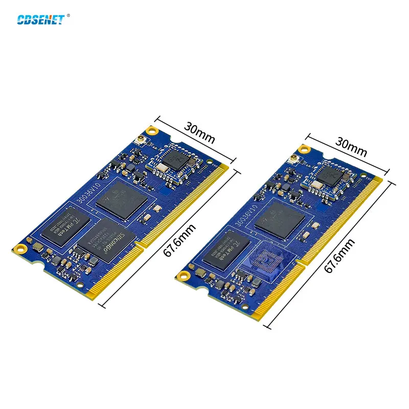 Фото Плата CDSENET ECK10-135 на базе ARM Cortex-A7 1ГГц STM32MP135, 256/512МБ, Linux, Wi-Fi, BLE4.2, воспроизведение видео, RJ45, USB №4