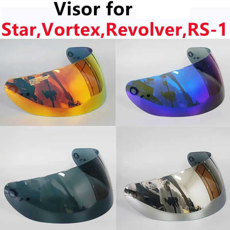 

Motorcycle Helmet Shield Visor Lens for Vortex RS-1 Revolver Star Visera Casco Moto Uv Protection Windshield Face Shield