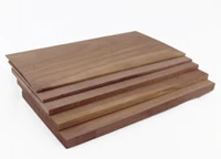 5pcslot thickness15mm 10 20cm black walnut wood veneer sheets solid wood board chip diy