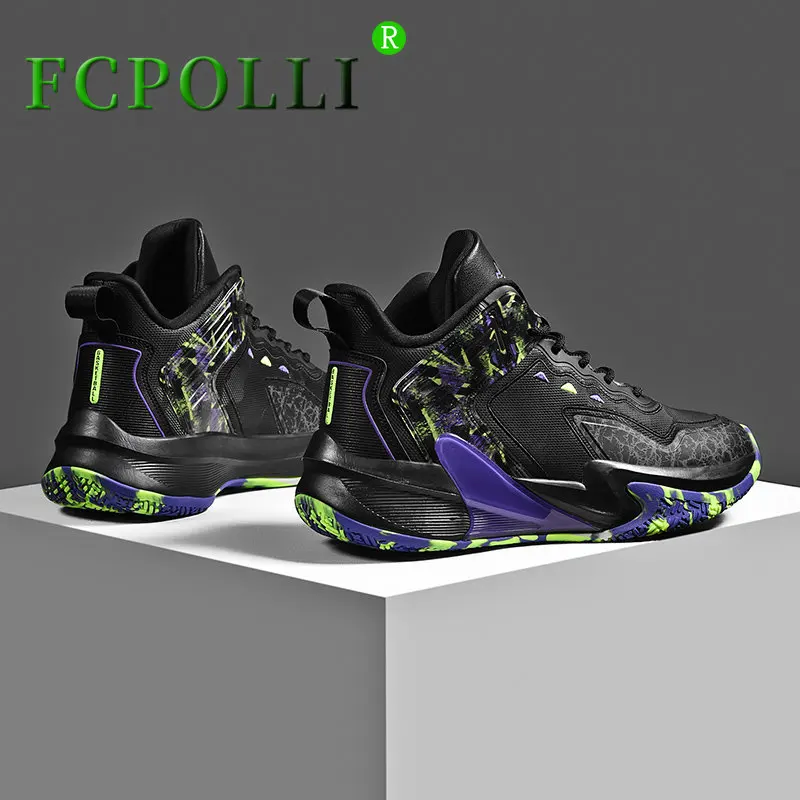 

Selling Basketball Trainers For Boy High Top Sneakers Man Wearable Outdoor Training Shoes Men Designer Male Basketball Sneakers