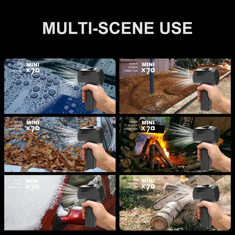 12000 мАч Многофункциональный электрический вентилятор для выдувания пыли