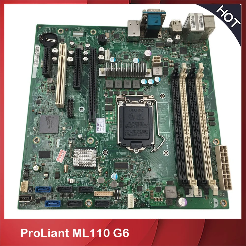 Original 4U Server Motherboard For HP For ProLiant ML110 G6 576924-001 573944-001 DDR3 SATA/SAS Good Quality