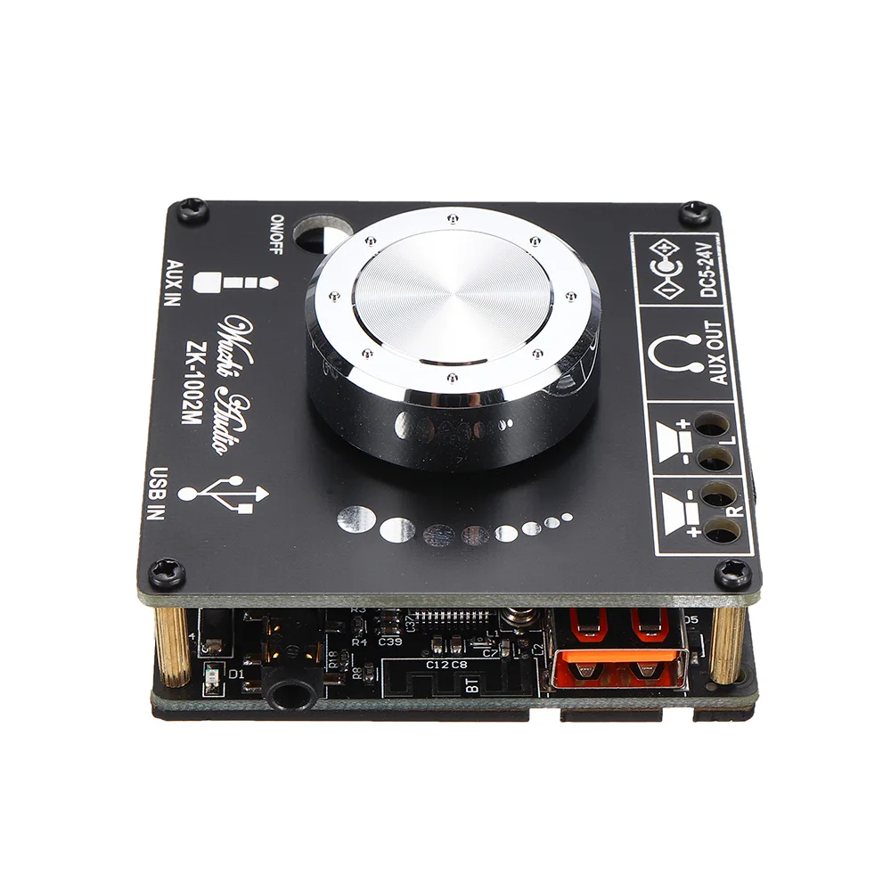 

ZK-1002M 100W+100W 5.0 Power Audio Amplifier board Stereo AMP Amplificador Home Theater AUX USB 100W*2