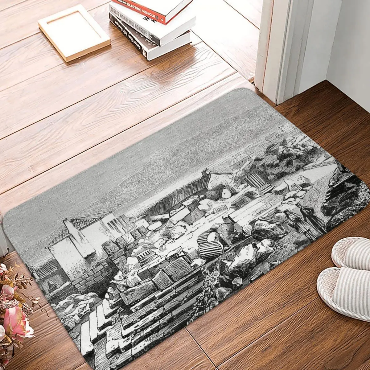 

Ancient Greek Mythology Bathroom Mat House Doormat Kitchen Carpet Entrance Door Rug Home Decoration