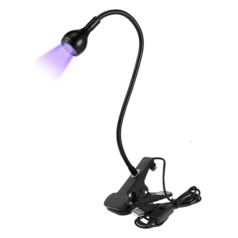 

USB светодиодсветодиодный УФ-лампа для отверждения клея для телефона, светодиодная лампа для ногтей, портативная Гибкая Настольная лампа с з...