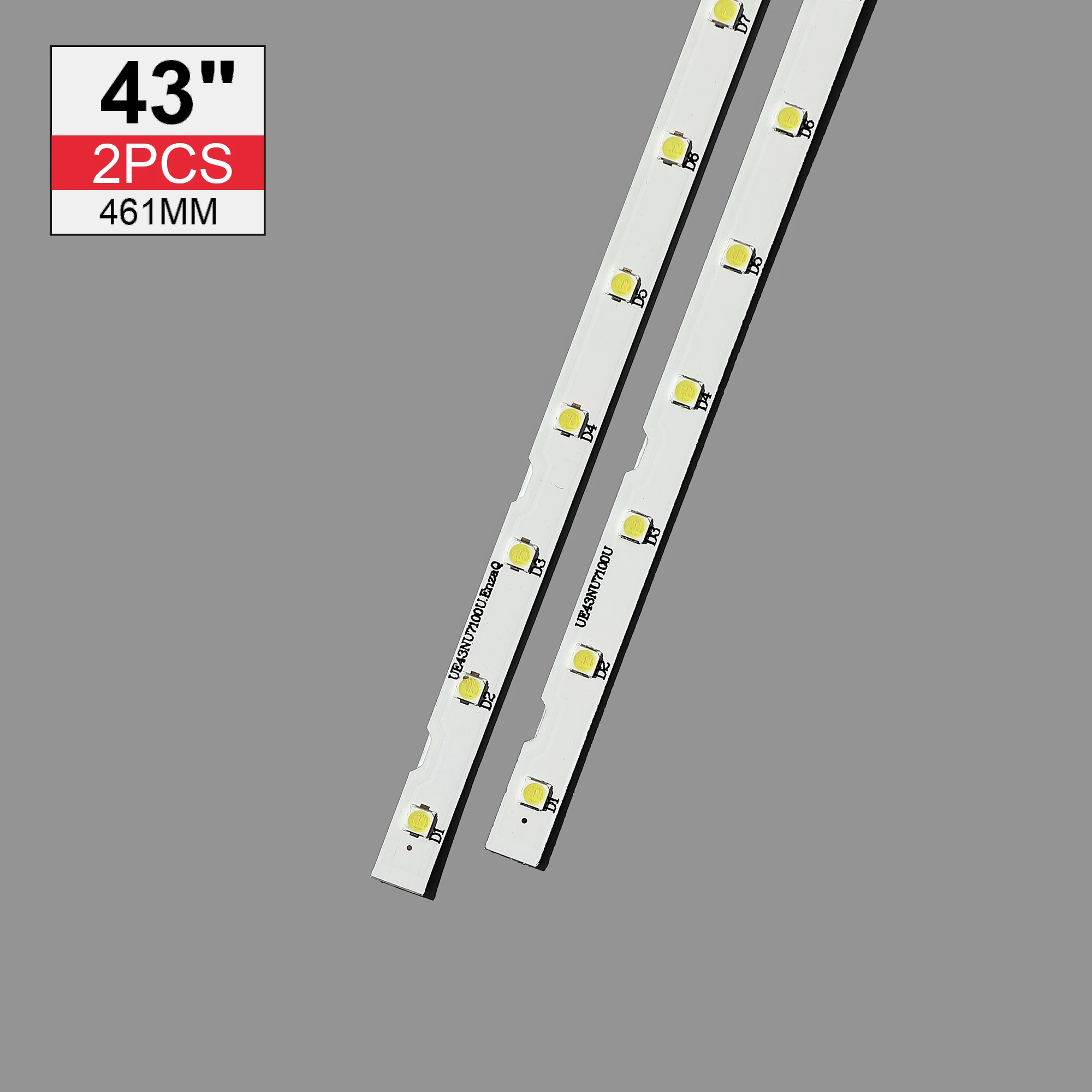 Светодиодная лента для подсветки 2 шт./лот Samsung UN43NU7100 UE43NU7100U AOT_43_NU7100F UE43NU7120U UE43NU7170U