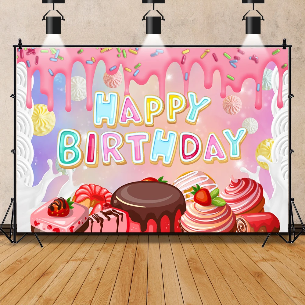 

Birthday Photography Backdrops Children Newborn Aldult Portrait Photo Party Background Studio Props SZLY-23