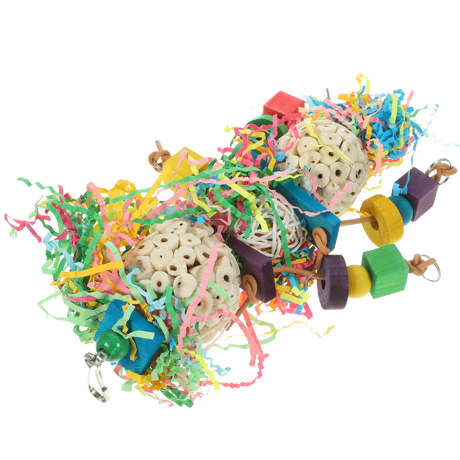 

Parrot Chew Toy Bite-resisting Bird Toys Parrots Funny Cockatiels Chewing Cage Parakeet Wood