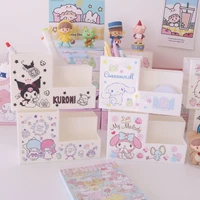 sanrio sange kawaii cinnamoroll my melody kuromi desktop storage box anime kt cute student stationery pen holder childrens gift