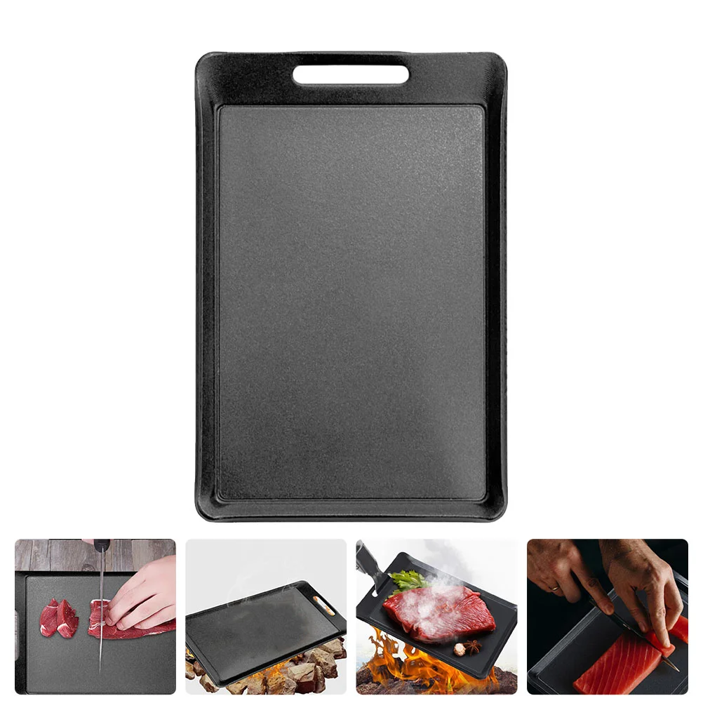 

Baking Tray Cookie Serving Roasting Pan The Egg Grill Steak Platter Outdoor Sizzler Bbq Plate Stovetop Cast Iron Griddle