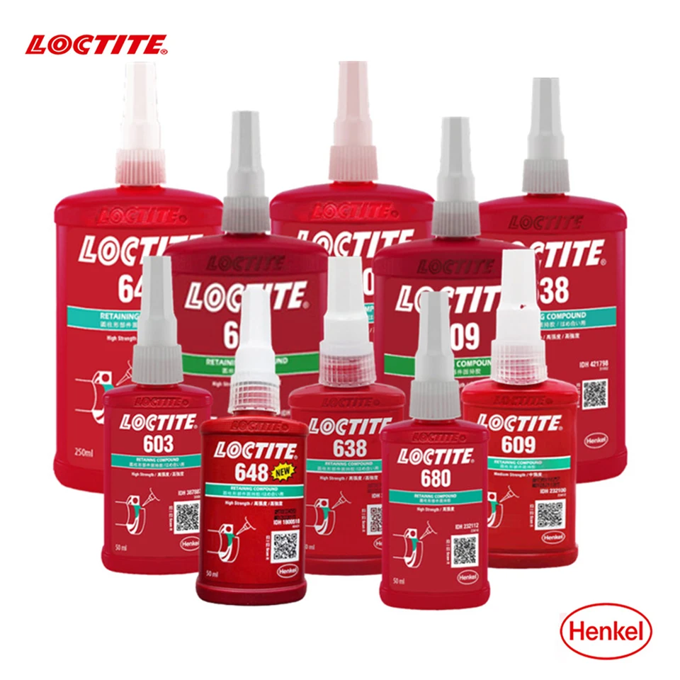 Клеевой состав Loctite 603 620 648 680 для крепления цилиндрических подшипников, уплотнения и заделки с отсутствием доступа к воздуху. Loctite 603 609 638 для фиксации клиренса.